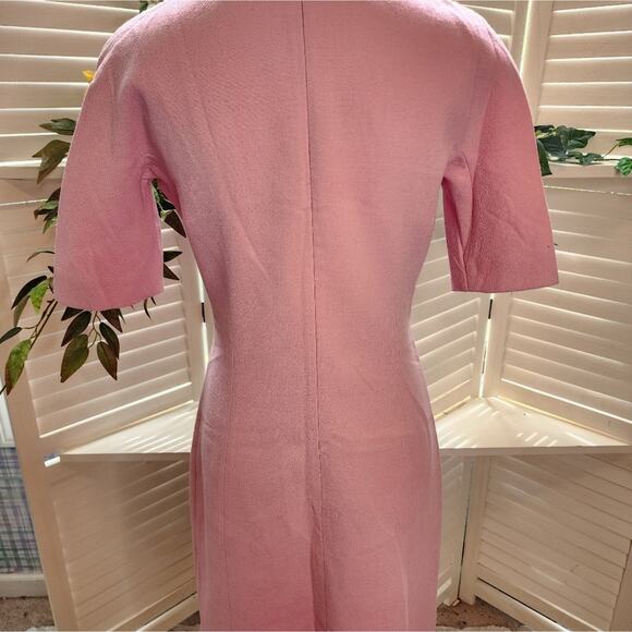 MICHAEL KORS PINK FITTED DRESS SIZE 8 - Picture 5 of 6